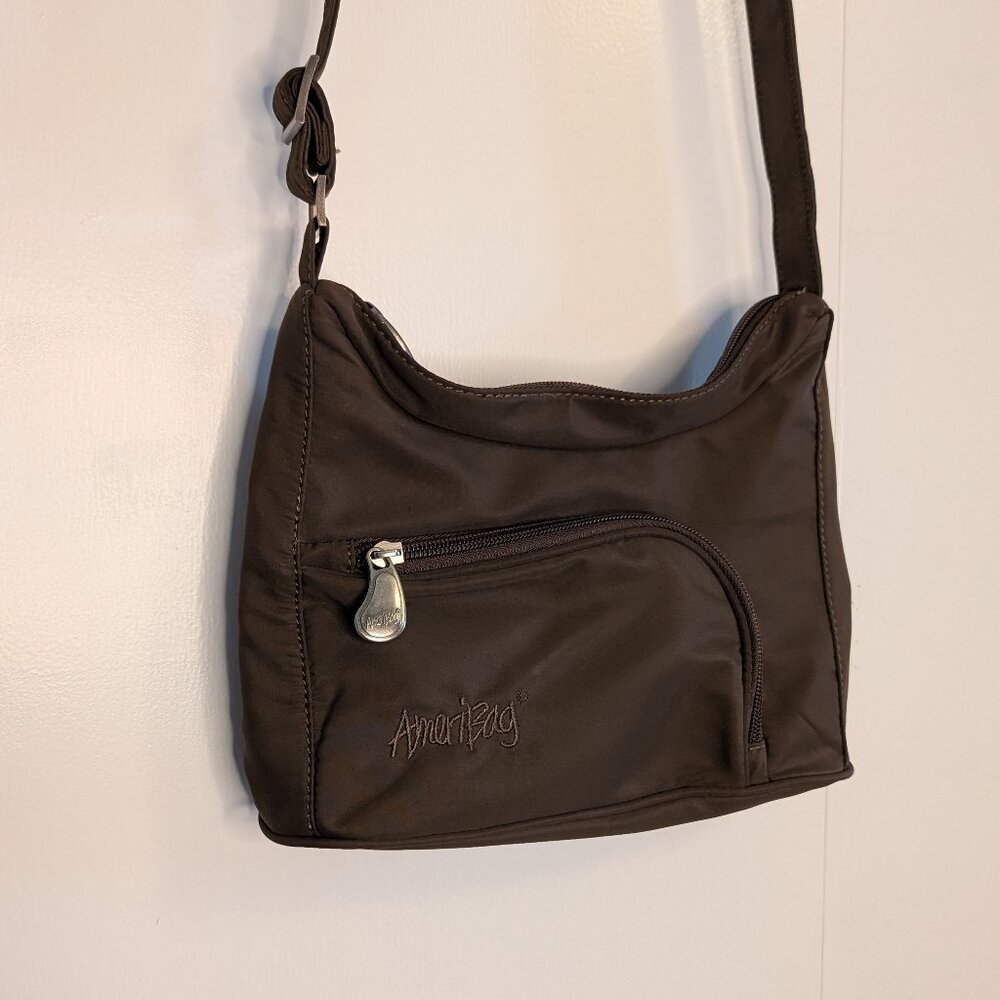 EUC AmeriBag Catskill Willow Shoulder Hand  Bag  Adjustable Strap Purse